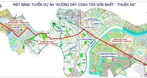 ĐƯỜNG DÂY 220 KV TÂN SƠN NHẤT – THUẬN AN