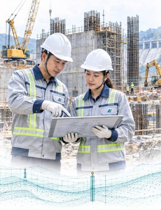 Kỹ sư PSC tư vấn và giám sát kỹ thuật tại công trường
