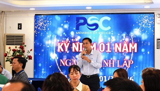 Ông Nguyễn Duy Hùng – Chủ tịch PSC phát biểu tại Lễ kỷ niệm 45 năm hình thành và 1 năm PSC hoạt động với tư cách pháp nhân độc lập – 1/7/2026