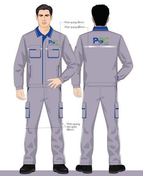 Quần áo bảo hộ cho cán bộ kỹ thuật hiện trường