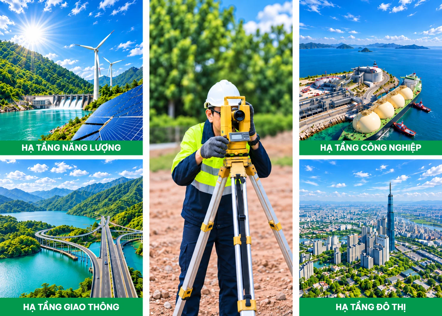 Hoạt động khảo sát và các lĩnh vực hạ tầng PSC